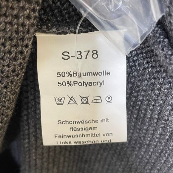 NEW Country-Line Trachtenmode Austrian Dark Gray Cardigan Sweater US 6 EU 42 - Picture 11 of 12